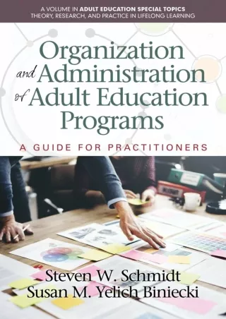 DOWNLOA T  Organization and Administration of Adult Education Programs A