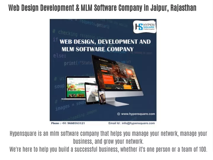 web design development mlm software company