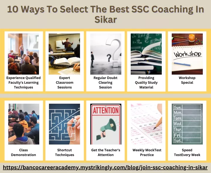 10 ways to select the best ssc coaching