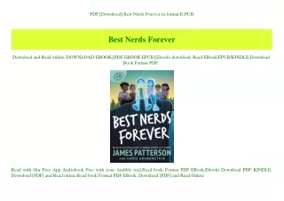 pdf download best nerds forever in format e pub