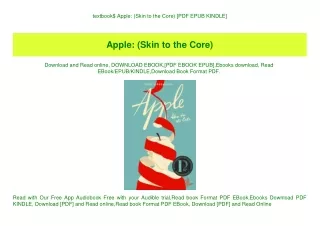 textbook$ Apple (Skin to the Core) [PDF EPUB KINDLE]