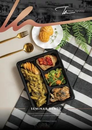 SEMINAR BENTO MENU Singapore-Theme catering