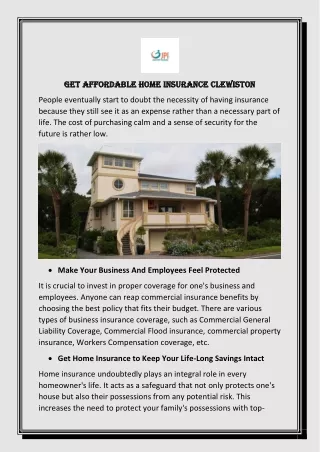 Get Affordable Home Insurance Clewiston