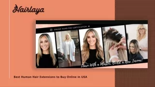 best human hair extensions to buy online in usa