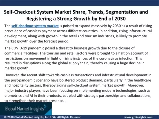 Self-Checkout System Market