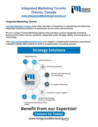 Toronto Marketing Agency