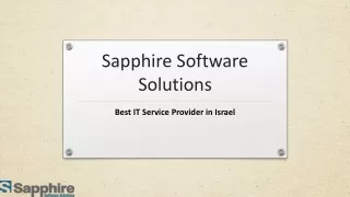 sapphire software solutions