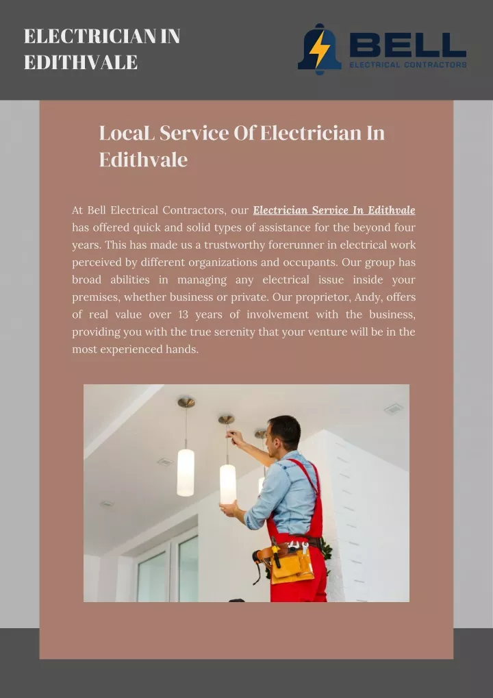 electrician in edithvale