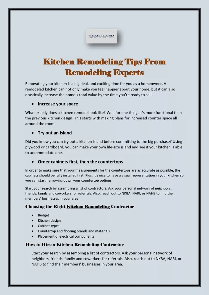 kitchen remodel kitchen remodeling tips from