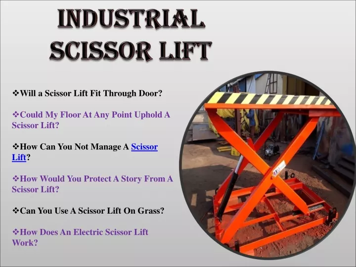 industrial scissor lift