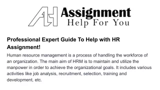 professional expert guide to help with