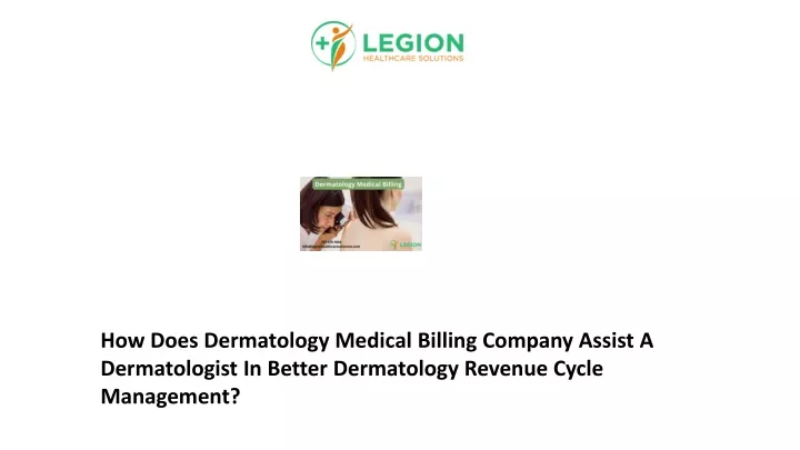 how does dermatology medical billing company