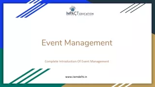 Event Management and Scope of Event Management in 2023