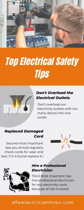 Handy Electrical Safety [Infographic] Tips | Blessed Electric and Air