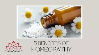 5 Benefits of Homeopathy | Essence Homeopathic Clinics