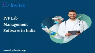 IVF Lab Management Software in India- Cloudinvitro