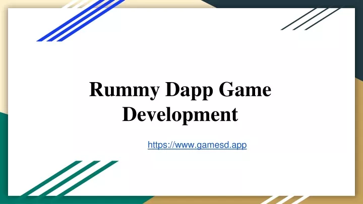 rummy dapp game development