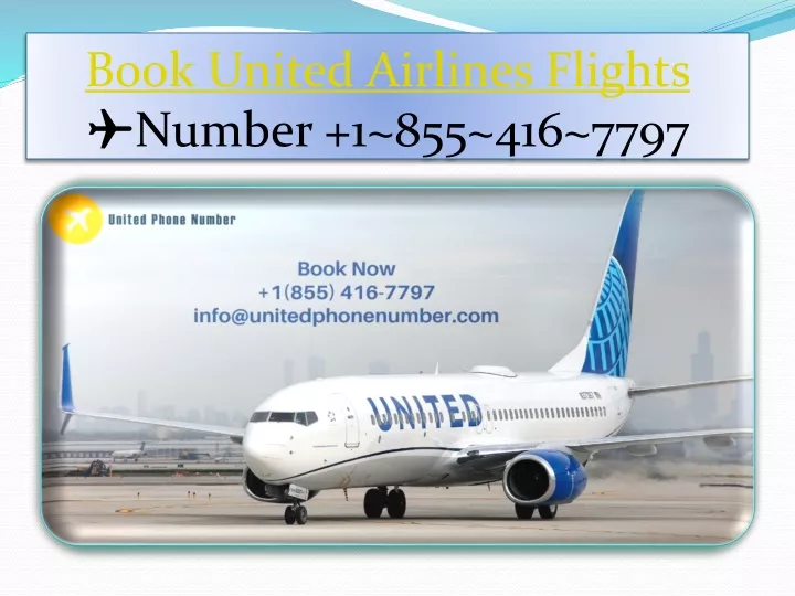 book united airlines flights number 1 855 416 7797