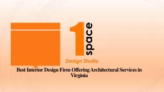 Get the Best Architectural Design Services in Virginia By Professionals