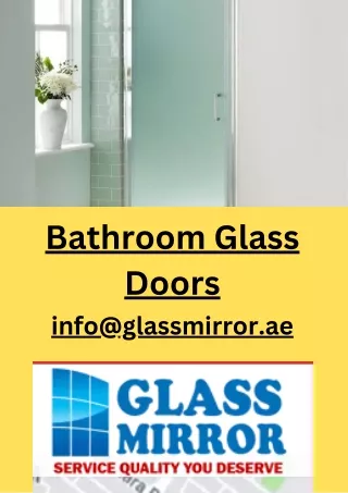 Bathroom Glass Doors