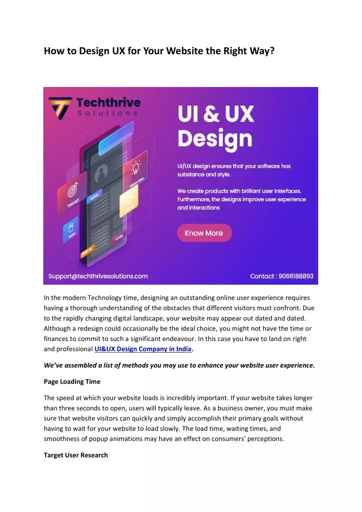 how to design ux for your website the right way