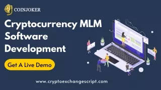 Cryptocurrency MLM  Software Development