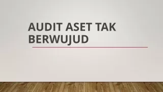 audit aset tak berwujud