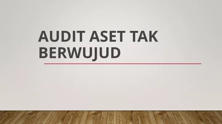 audit aset tak berwujud