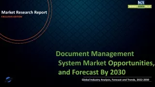 market research report exclusive edition