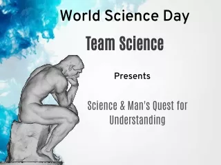 Science and man's quest
