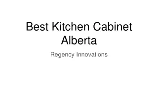Best Kitchen Cabinet Alberta