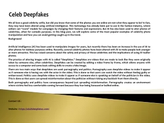 celeb deepfakes