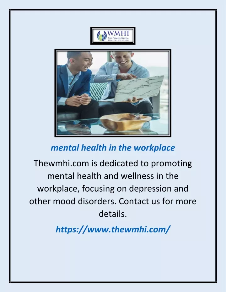 mental health in the workplace