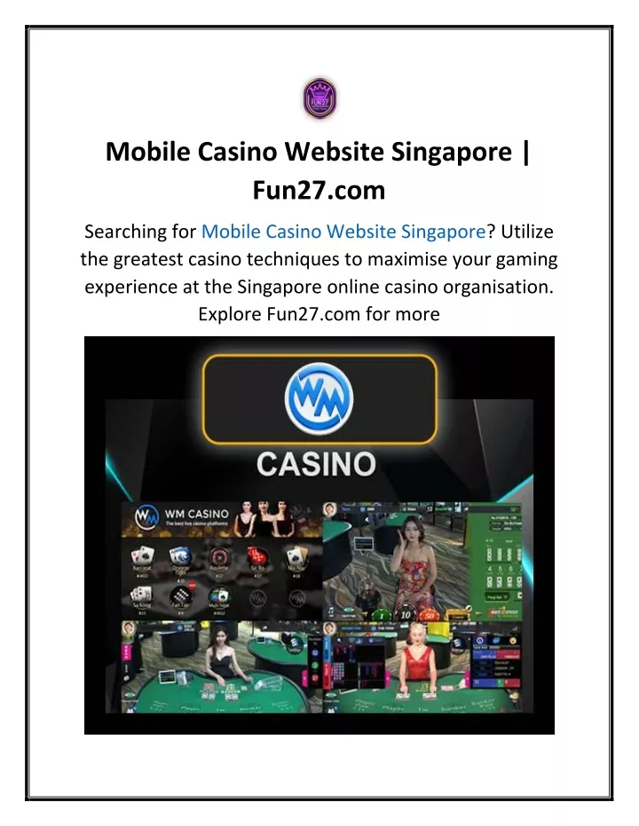 mobile casino website singapore fun27 com