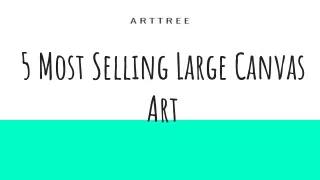 5 most selling large canvas art
