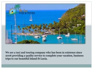 st lucia private airport transfer