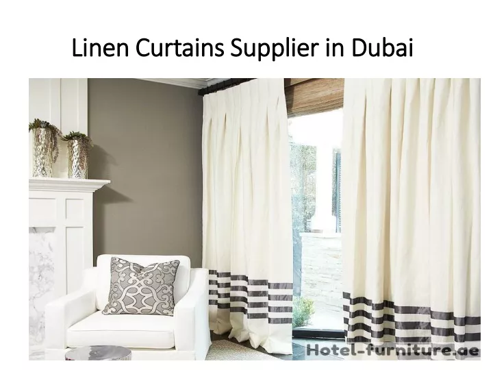 linen curtains supplier in dubai