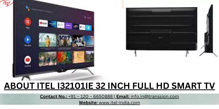 about itel i32101ie 32 inch full hd smart tv