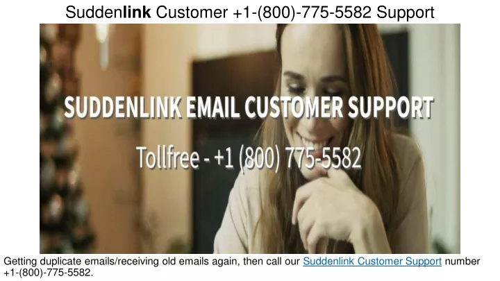 sudden link customer 1 800 775 5582 support