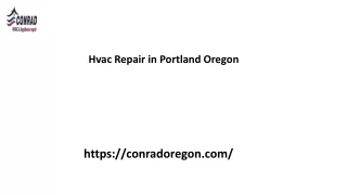 Hvac Repair in Portland Oregon Conradoregon.com...