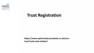 Trust Registration Sphericalaccountants.co.uk...