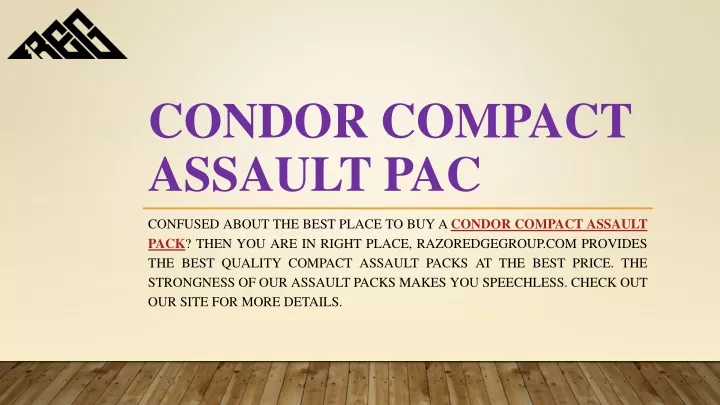 condor compact assault pac