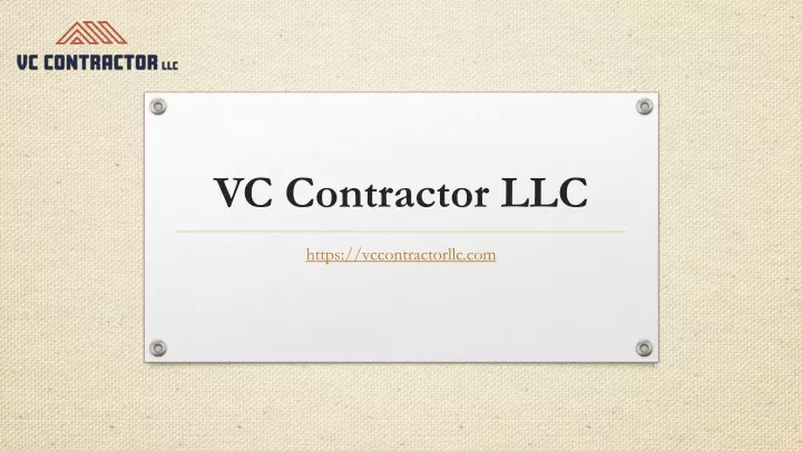 vc contractor llc