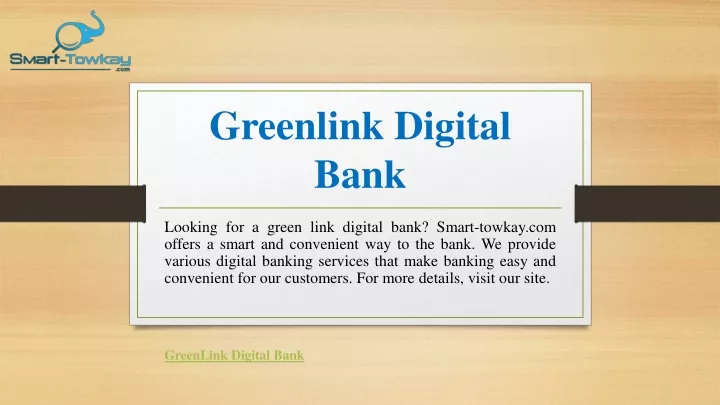 greenlink digital bank
