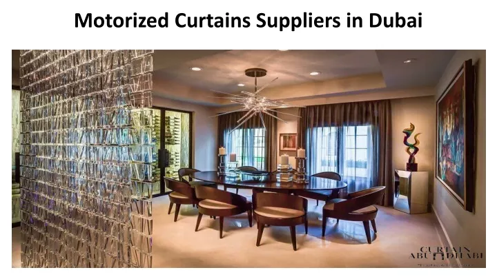 motorized curtains suppliers in dubai