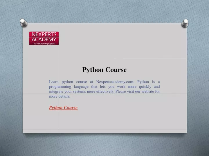 python course