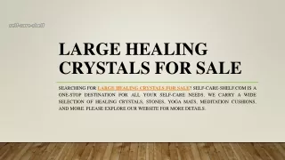 Large Healing Crystals for Sale | Self-care-shelf.com
