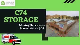 Self Storage Units in Lake Elsinore - C74 Storage