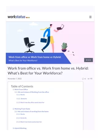 Work from office vs. Work from home vs. Hybrid: What’s Best for Your Workforce?