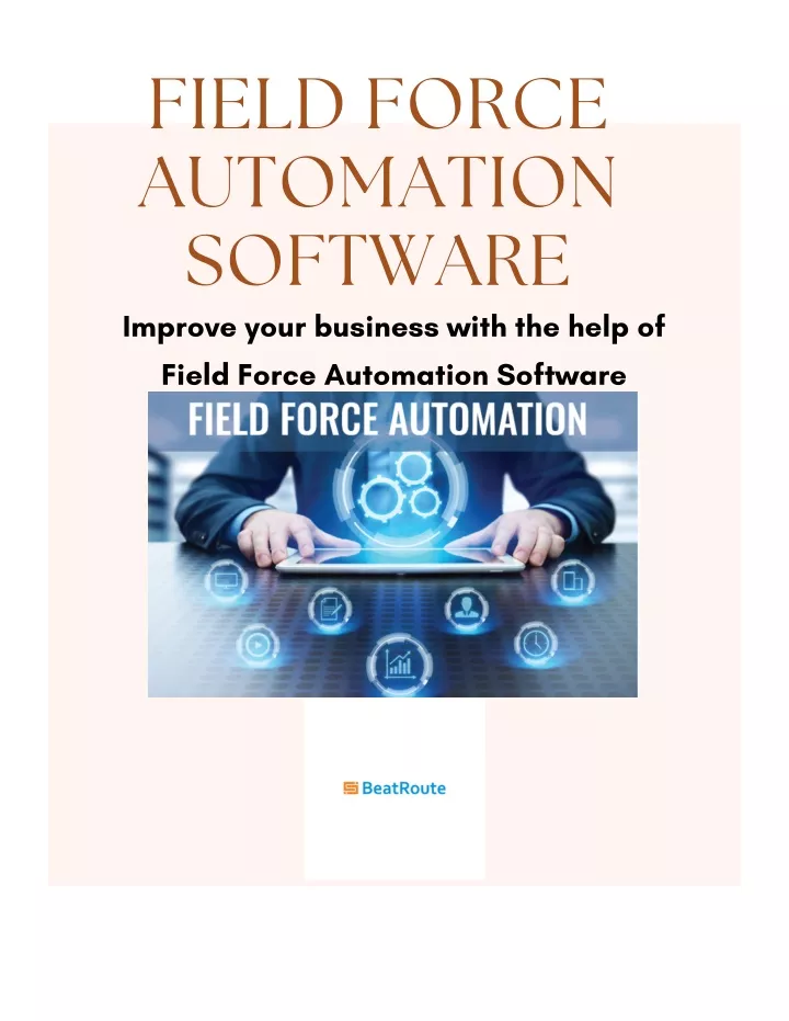 field force automation software